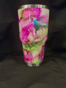 Alcohol Ink 30 Oz Tumbler