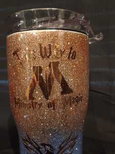 Glitter Ministry of Magic 20 Oz Tumbler