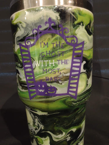 Beetlejuice alcohol ink 30 Oz Tumbler