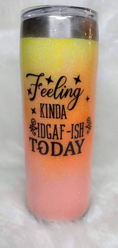 glitter tumbler