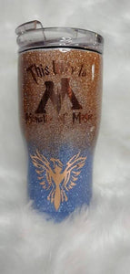 Glitter Ministry of Magic 20 Oz Tumbler